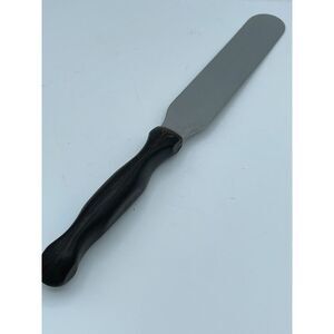 Vintage Cutco No. 1028 Spatula Spreader Made In USA Brown & Orange Swirl Handle‎